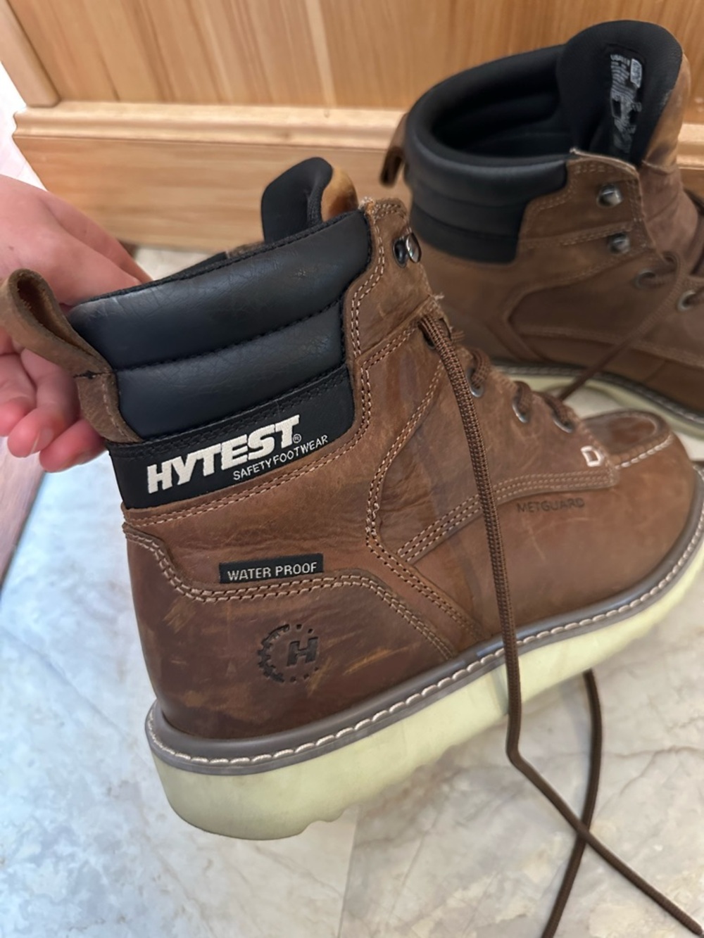Hytest Waterproof Work Boots for Men - Picture 4 of 5
